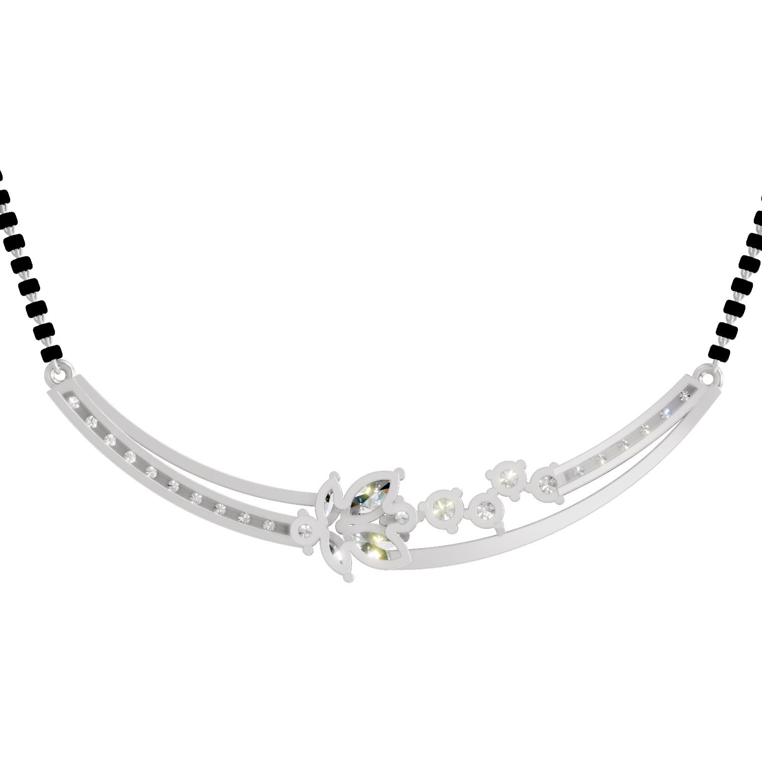 1.32 Carat Marquise Shaped 14K - White Gold
