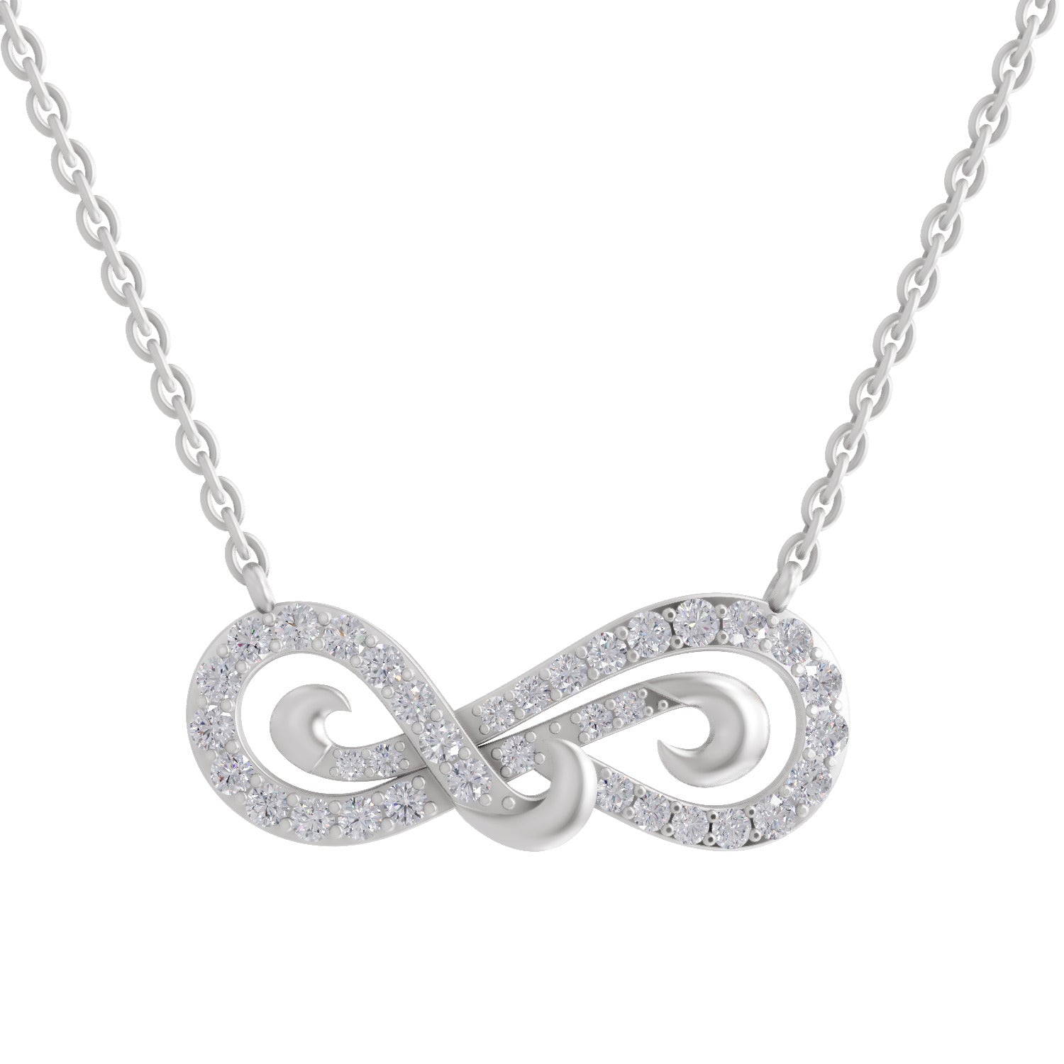 0.97 Carat 14K - White Gold