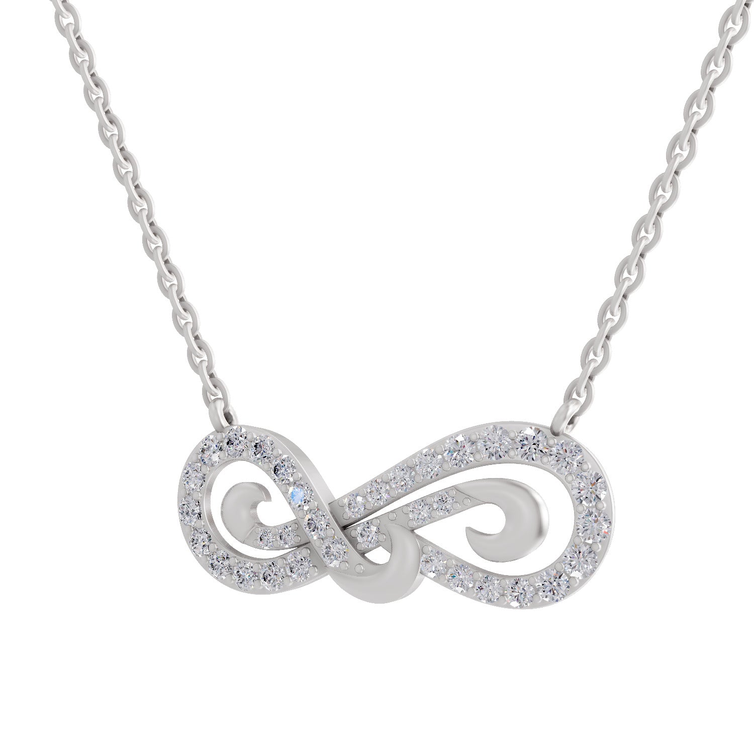 0.97 Carat 14K - White Gold