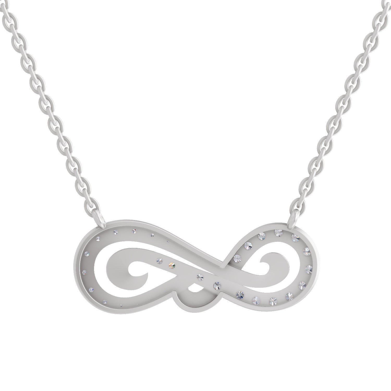 0.97 Carat 14K - White Gold