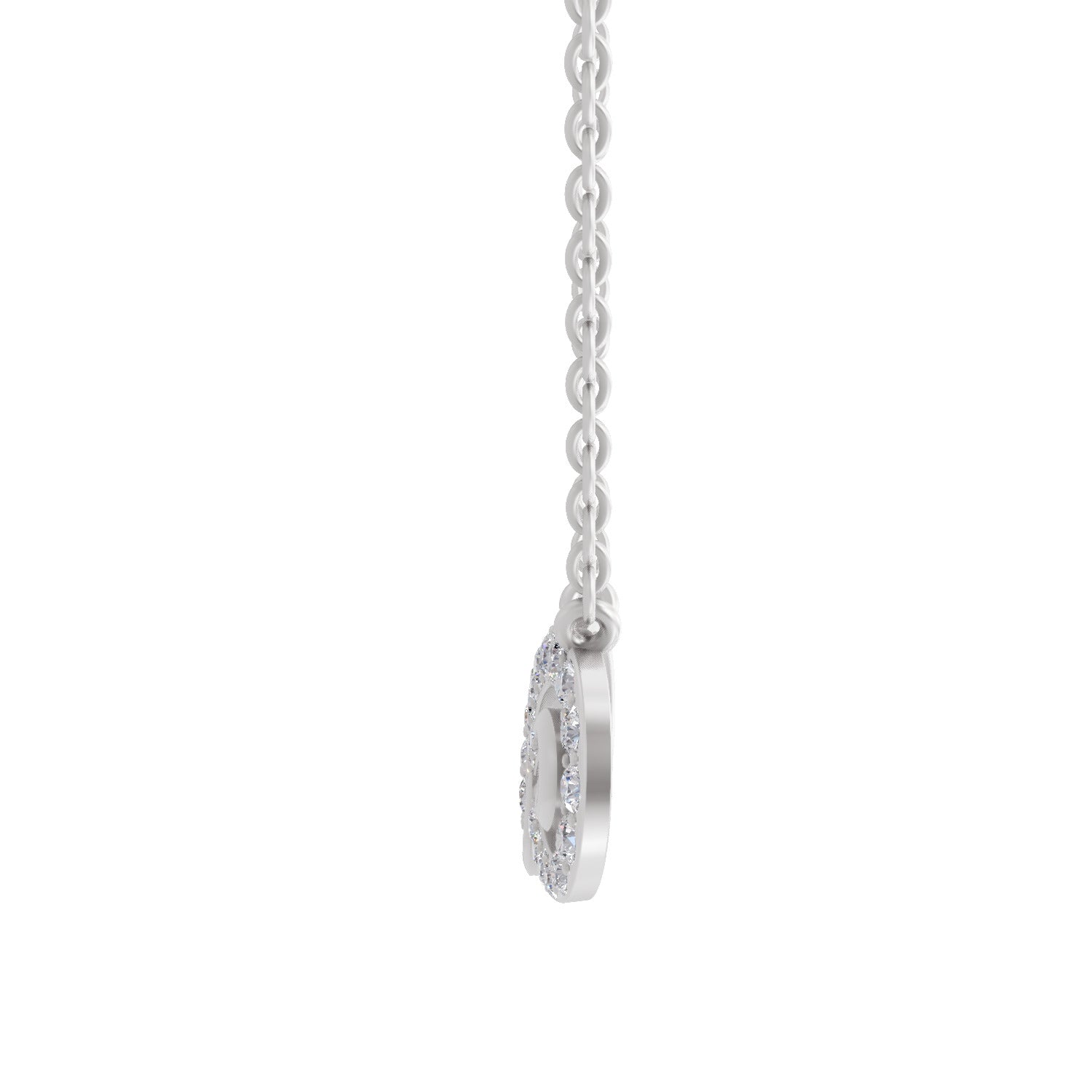 0.97 Carat 14K - White Gold