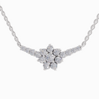 Delicate Bloom Diamond Necklace