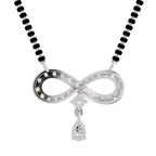 1.35 Carat Pear Diamond Infinity Mangalsutra 14K - White Gold