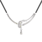 1.66 Carat Diamond Curved Cluster Pendant Pendant Necklace 14K - White Gold