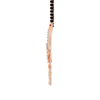 1.34 Carat Marquise Diamond Mangalsutra 14K - Rose Gold
