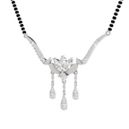 1.34 Carat Marquise Diamond Mangalsutra 14K - White Gold
