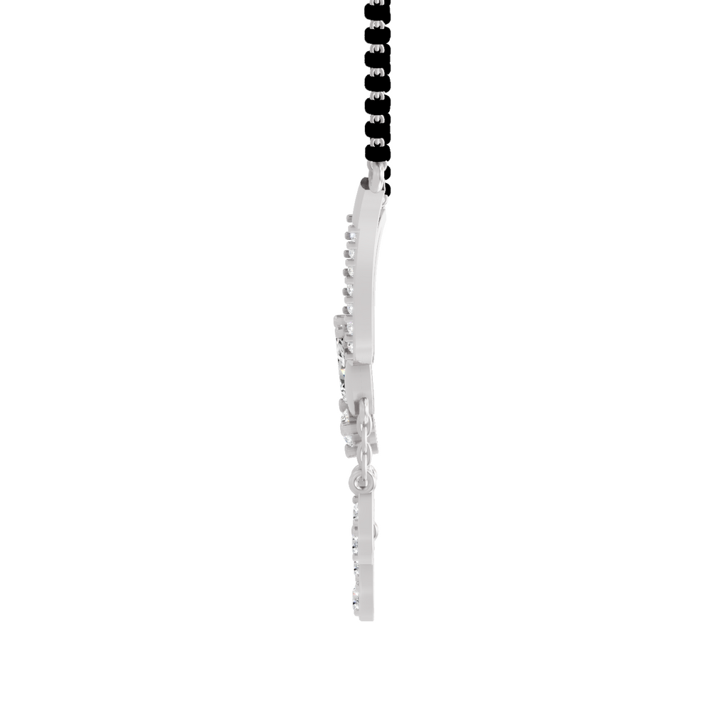 1.34 Carat Marquise Diamond Mangalsutra 14K - White Gold