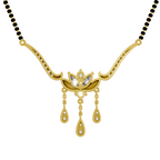 1.34 Carat Marquise Diamond Mangalsutra 14K
