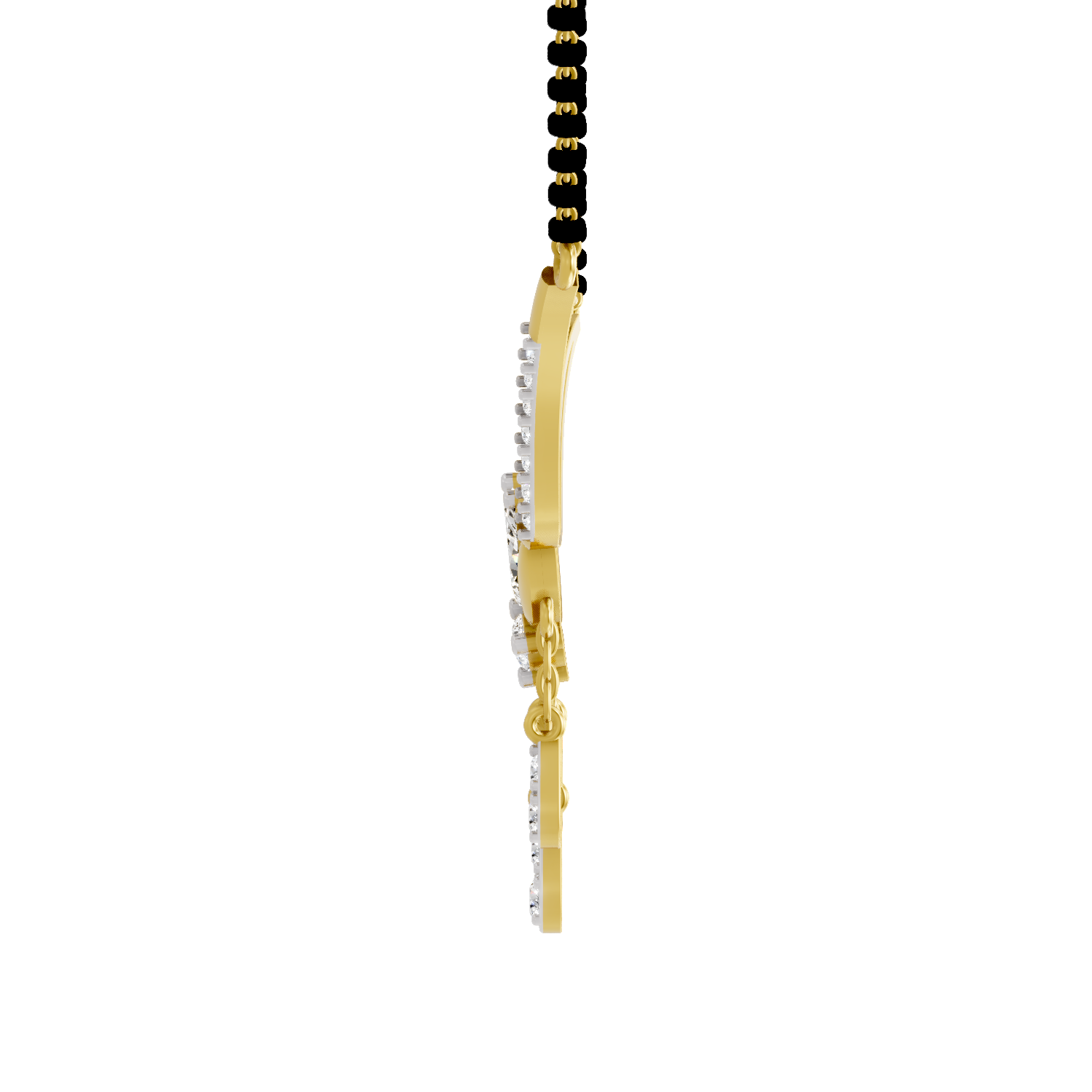 1.34 Carat Marquise Diamond Mangalsutra 14K