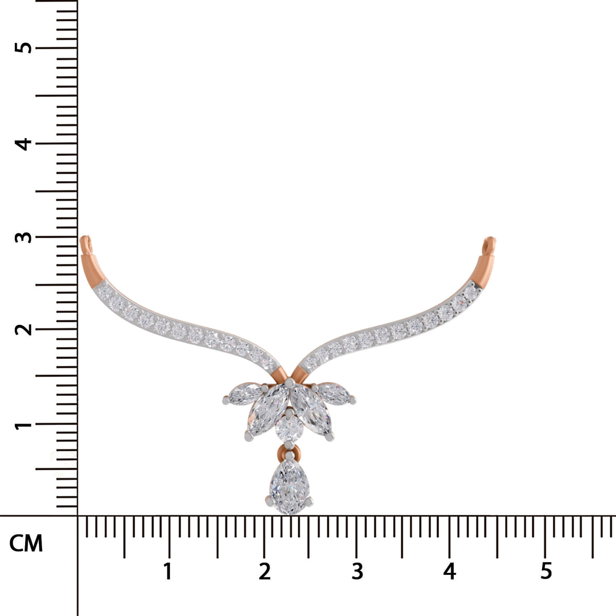 Dazzling Lotus Diamond Mangalsutra