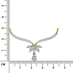 Dazzling Lotus Diamond Mangalsutra