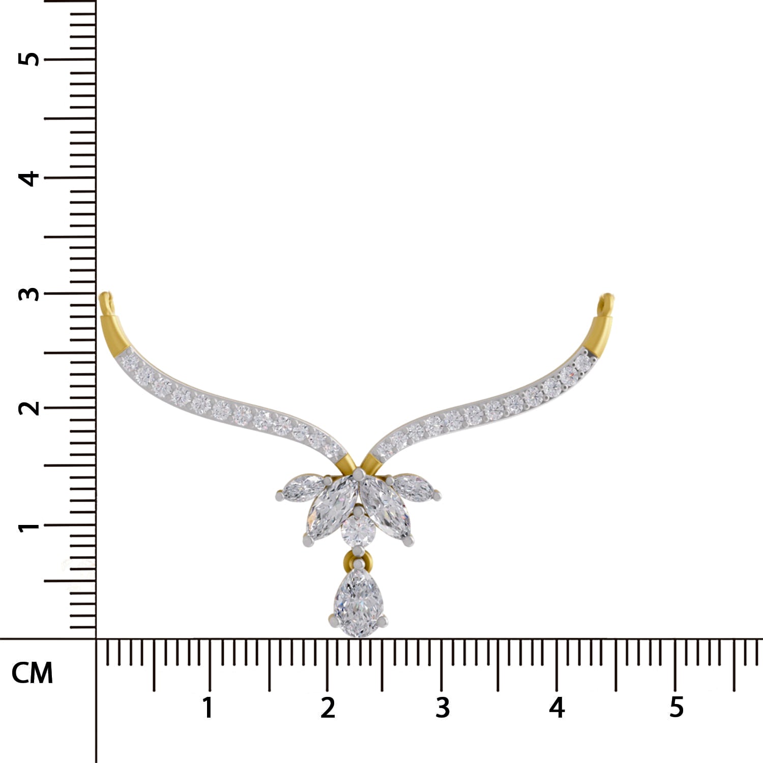 Dazzling Lotus Diamond Mangalsutra