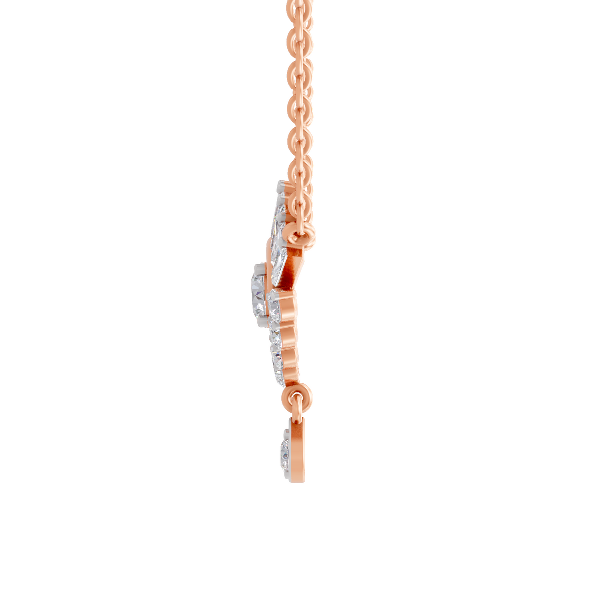 Radiant Evil Eye Diamond Necklace
