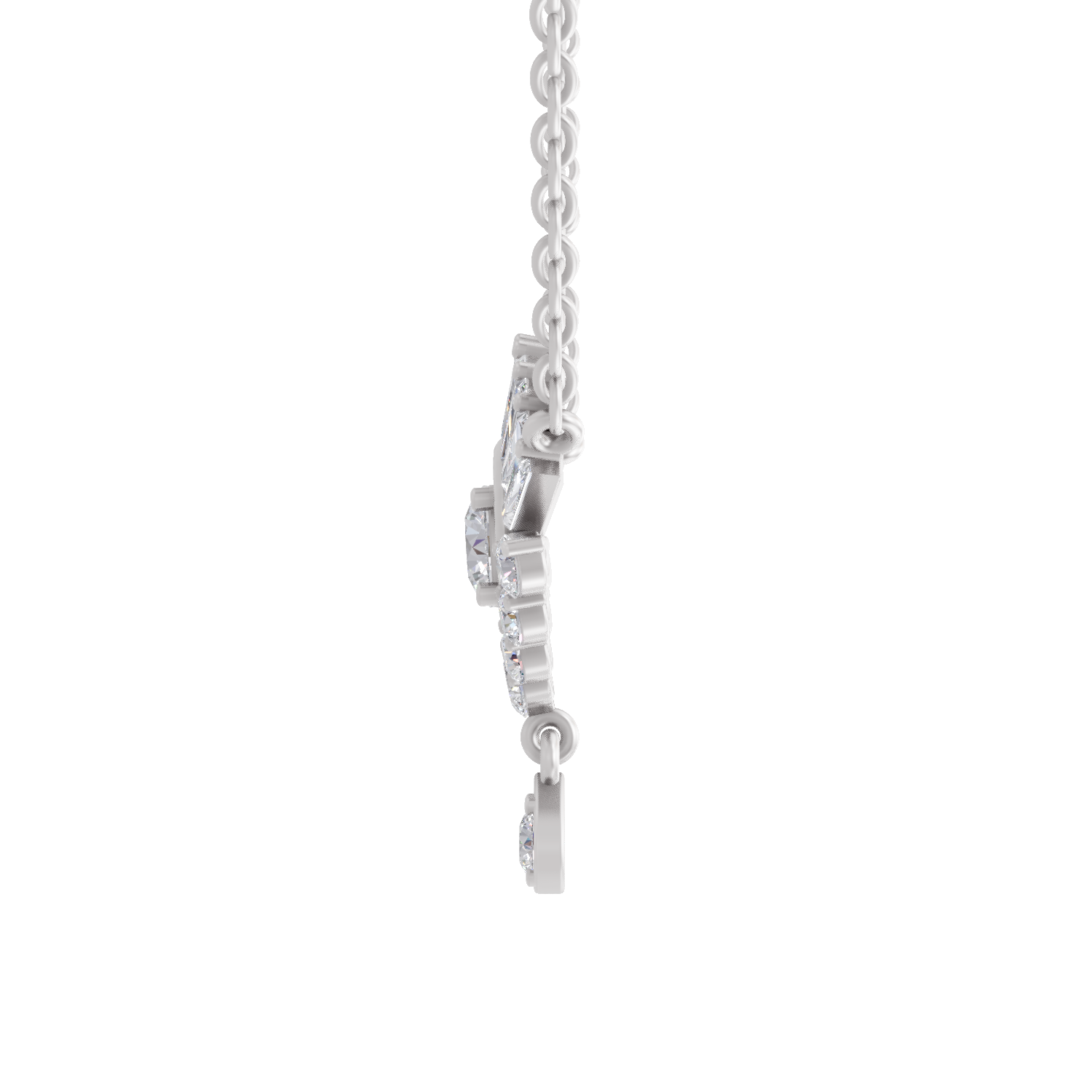 Radiant Evil Eye Diamond Necklace