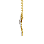 2.08 Carat Diamond Evil Eye Pendant Necklace 14K