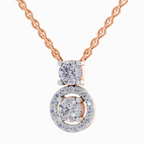 Celestial Two-Stone Diamond Necklace