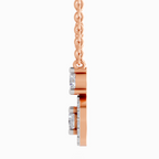 Celestial Two-Stone Diamond Necklace