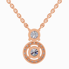Celestial Two-Stone Diamond Necklace