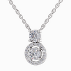 Celestial Two-Stone Diamond Necklace