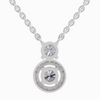Celestial Two-Stone Diamond Necklace