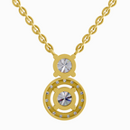 Celestial Two-Stone Diamond Necklace