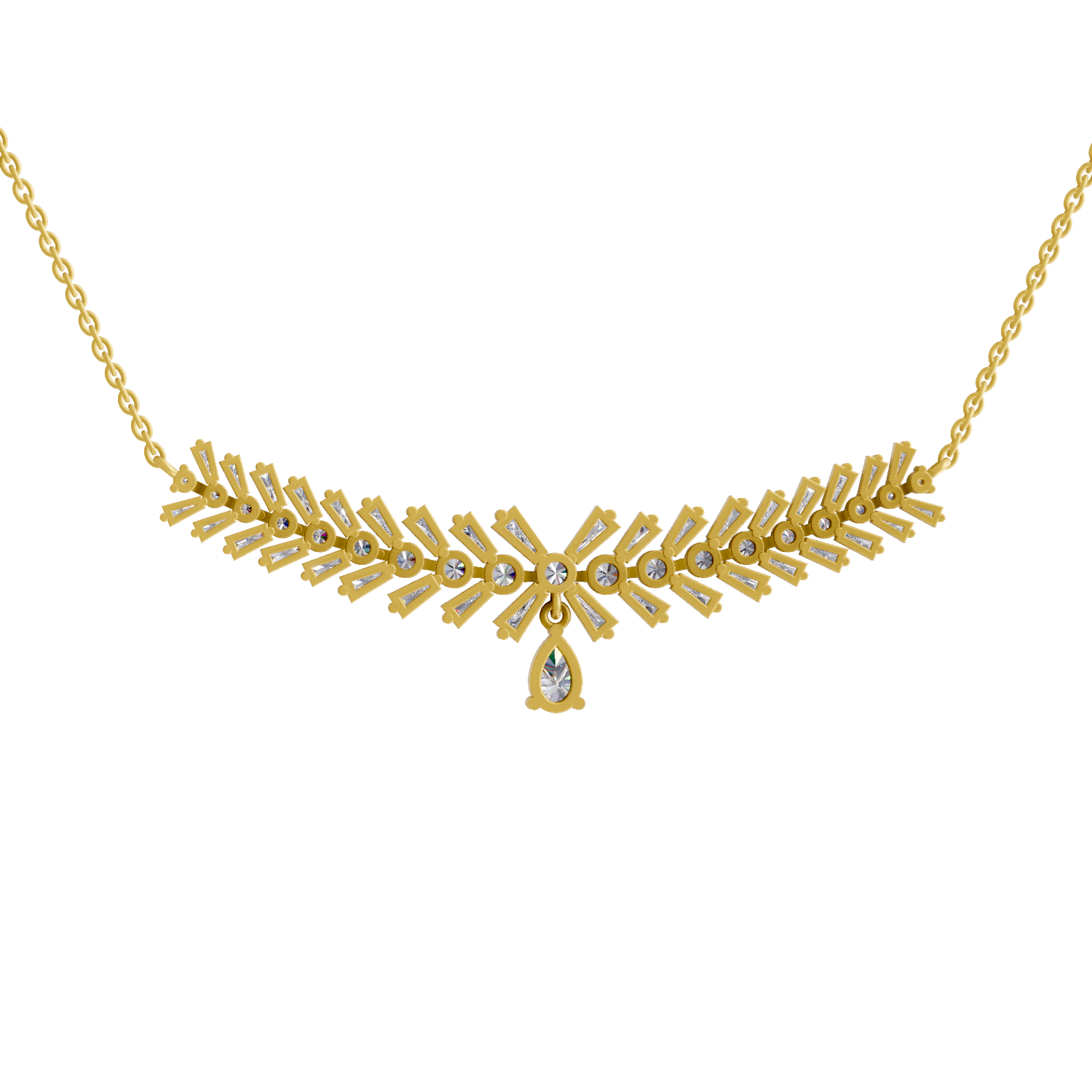 Elegant Diamond Necklace