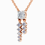 Opulent Cascade Diamond Necklace