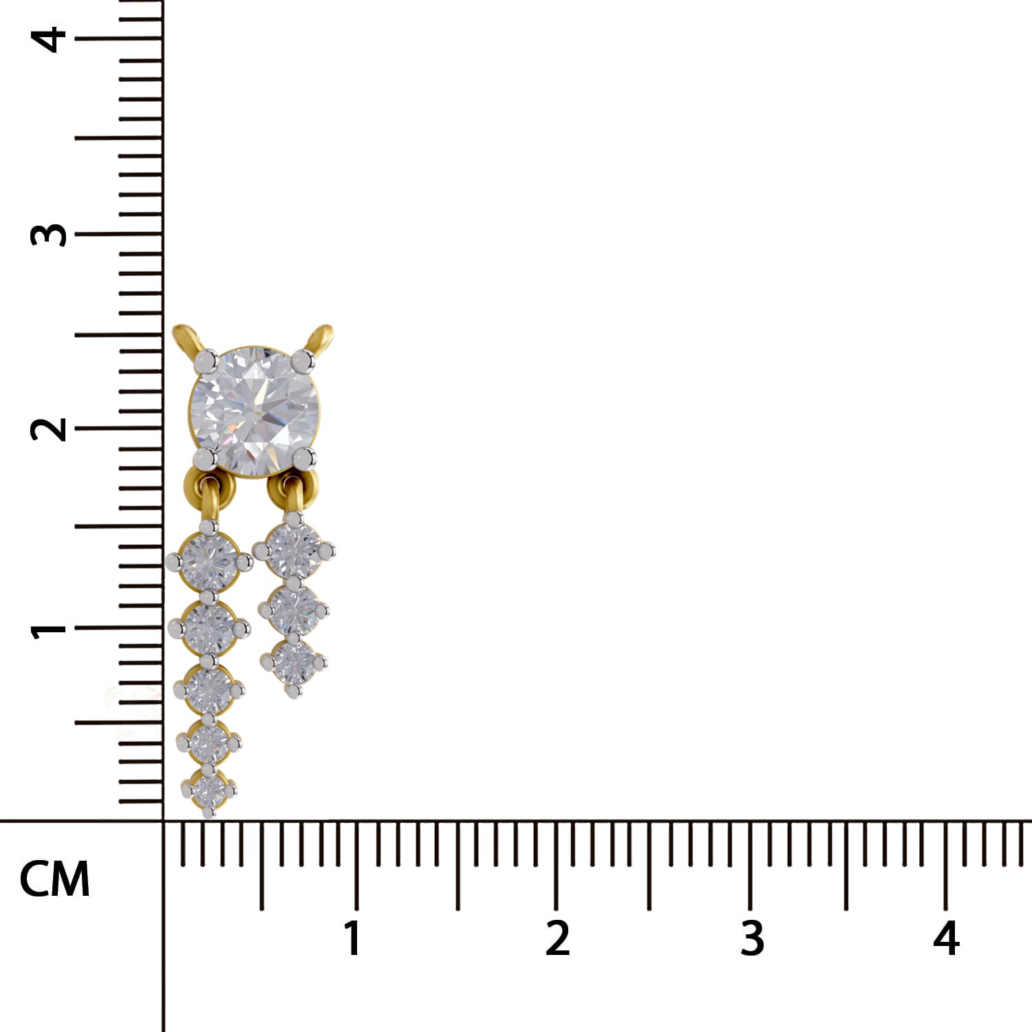 Opulent Cascade Diamond Necklace