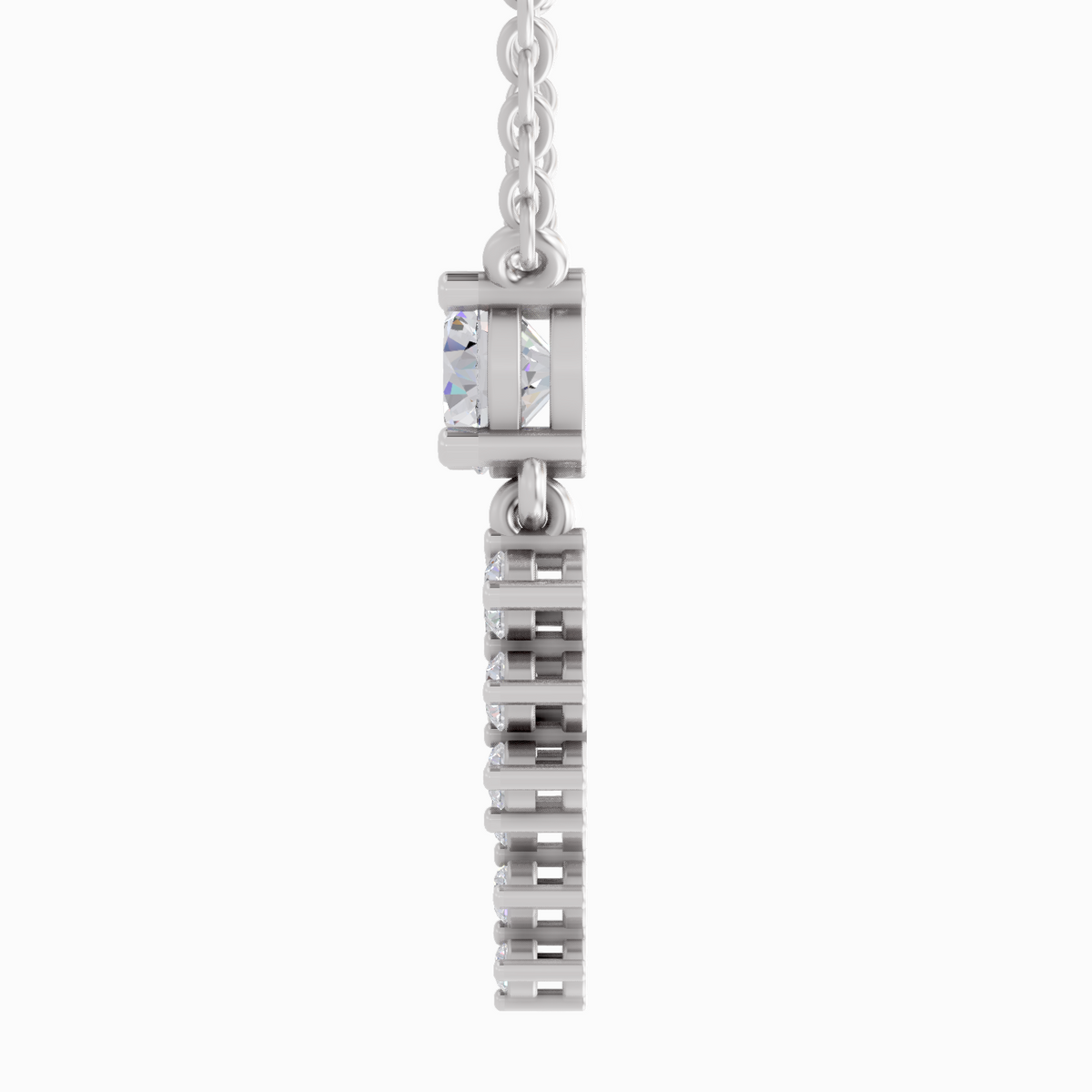 Opulent Cascade Diamond Necklace