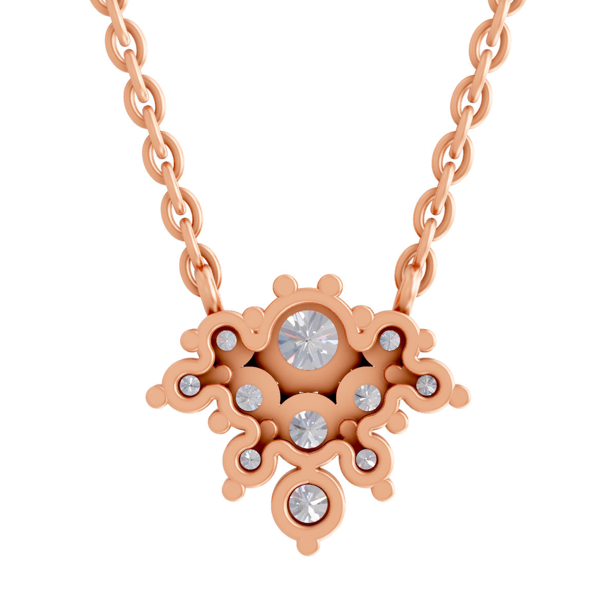 Sublime Bloom Diamond Necklace