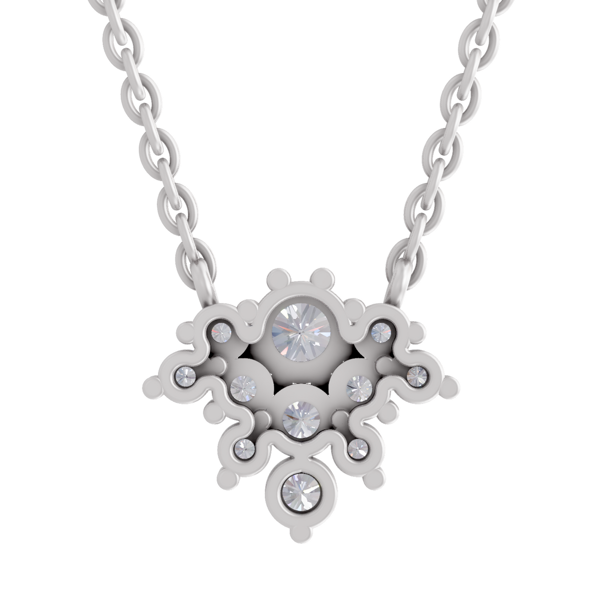 Sublime Bloom Diamond Necklace