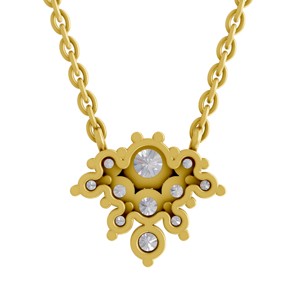 Sublime Bloom Diamond Necklace