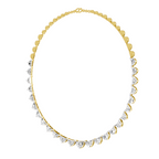 19.24 Carat 14K Gold Harmony Elegant Choker Necklace