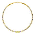 37.53 Carat 14K Gold Emerald Line With Brillant Y Drop