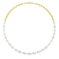 18.46 Carat 14K Gold Aura Bloom Hexa Necklace