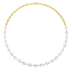 18.46 Carat 14K Gold Aura Bloom Hexa Necklace