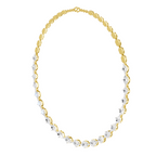 18.46 Carat 14K Gold Aura Bloom Hexa Necklace