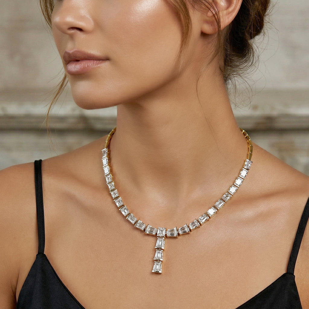 29.26 Carat 14K Gold Elegance Y Drop