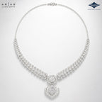 Sparkles Arias by Lara Dutta Regal Lacework Diamond Necklace Set