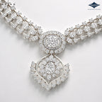 Sparkles Arias by Lara Dutta Regal Lacework Diamond Necklace Set