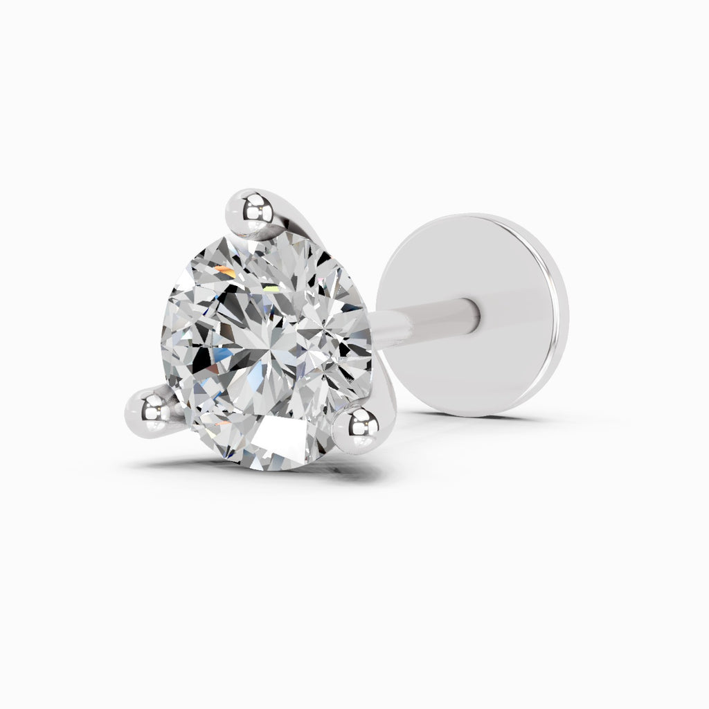 Iconic Solitaire Diamond Nose Pin