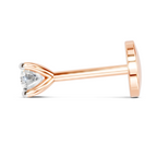 Shimmering Solitaire Diamond Nose Pin