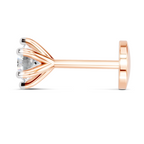 Opulent Solitaire Diamond Nose Pin