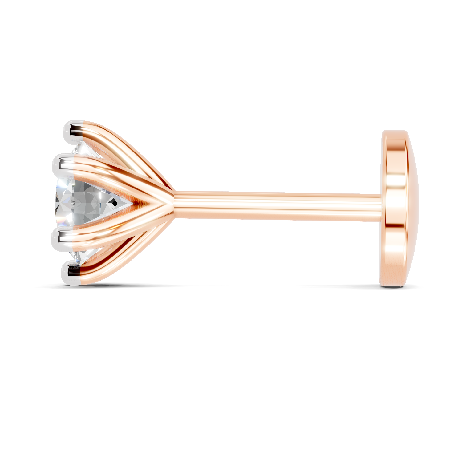 Opulent Solitaire Diamond Nose Pin