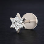 Opulent Star Diamond Nose Pin