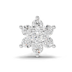 0.11 Carat Stellar Diamond Nose Pin 14K Screw - White Gold