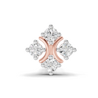 0.04 Carat Round Star Shape Diamond Nose Pin 14K - Rose Gold