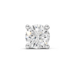 0.06 Carat Classic Solitaire Diamond Nose Pin 14K - White Gold
