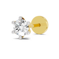 0.5 Carat Classic Solitaire Diamond Nose Pin 14K