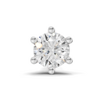0.5 Carat Classic Solitaire Diamond Nose Pin 14K